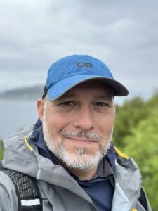 Self portrait of Chris Bloom in Ålesund, Norway